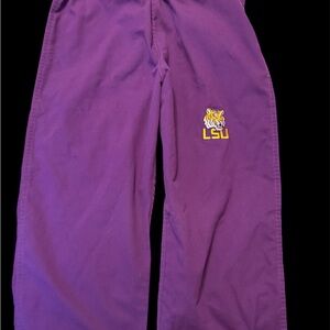 LSU Purple Scrub pant